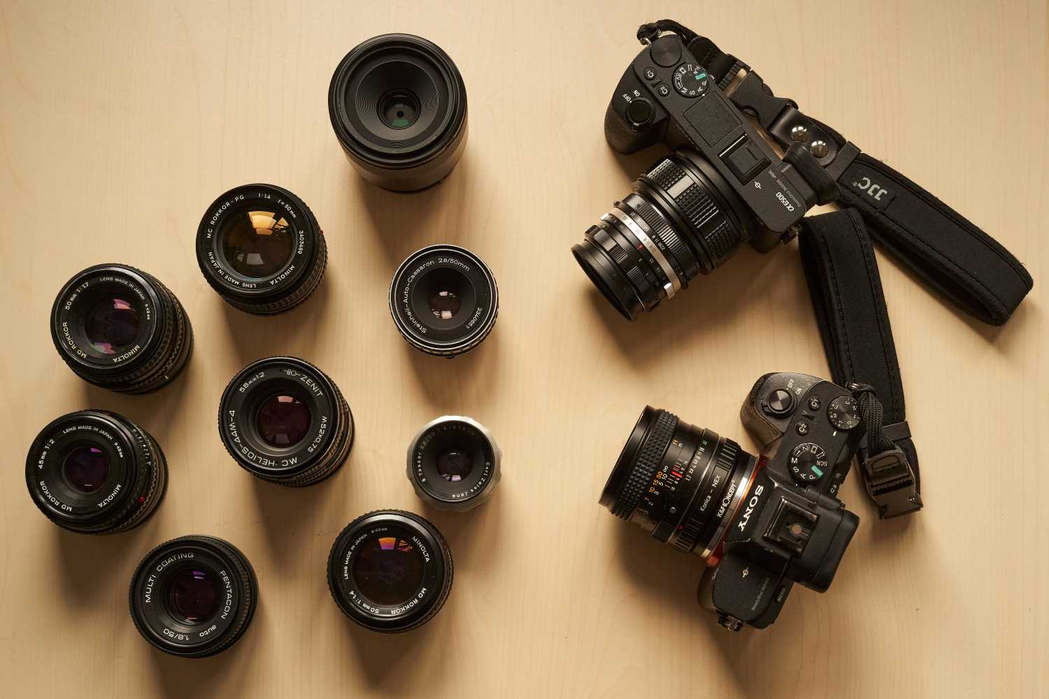 appareils photo pour la photographie de portrait avec objectifs principaux